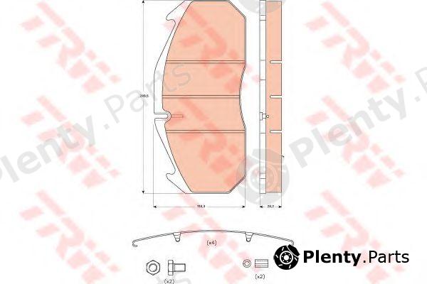  TRW part GDB5000 Brake Pad Set, disc brake
