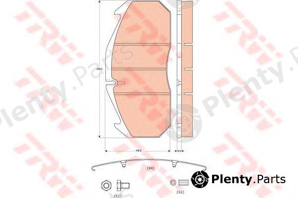  TRW part GDB5065 Brake Pad Set, disc brake