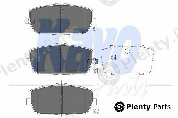  KAVO PARTS part KBP-4551 (KBP4551) Brake Pad Set, disc brake