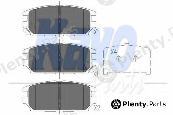  KAVO PARTS part KBP-5511 (KBP5511) Brake Pad Set, disc brake