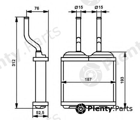  NRF part 52103 Heat Exchanger, interior heating