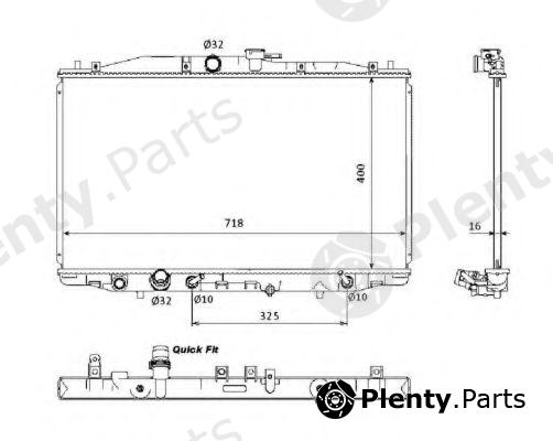  NRF part 53393 Radiator, engine cooling