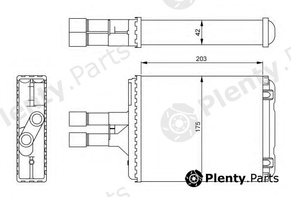  NRF part 54242 Heat Exchanger, interior heating