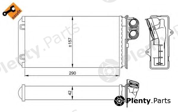  NRF part 58036 Heat Exchanger, interior heating