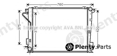  AVA QUALITY COOLING part HY2171 Radiator, engine cooling