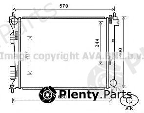  AVA QUALITY COOLING part HY2274 Radiator, engine cooling