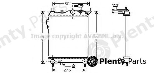  AVA QUALITY COOLING part HYA2099 Radiator, engine cooling