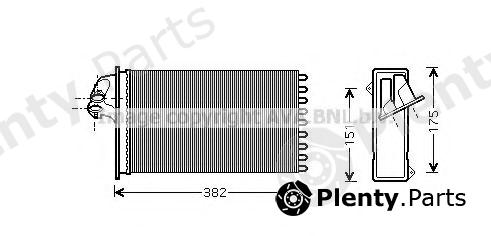  AVA QUALITY COOLING part MSA6355 Heat Exchanger, interior heating