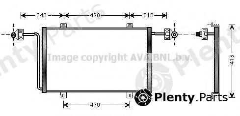  AVA QUALITY COOLING part RT5278 Condenser, air conditioning