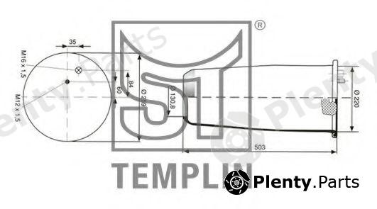  ST-TEMPLIN part 04.060.6106.950 (040606106950) Boot, air suspension