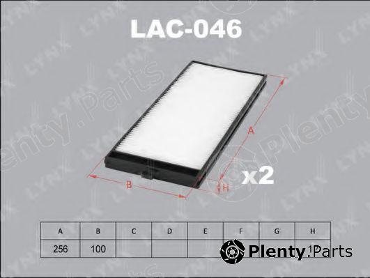  LYNXauto part LAC046 Filter, interior air
