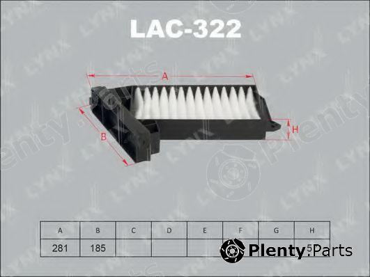  LYNXauto part LAC-322 (LAC322) Filter, interior air