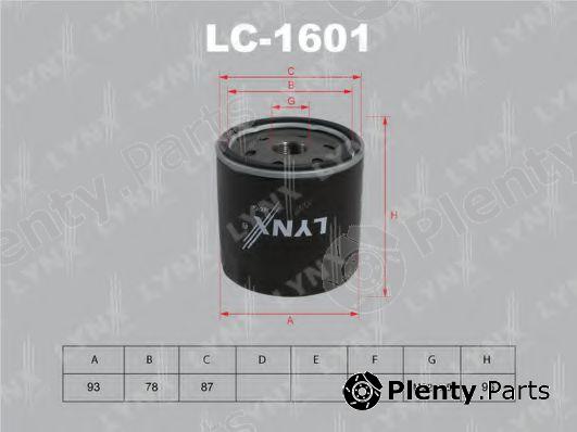  LYNXauto part LC1601 Oil Filter