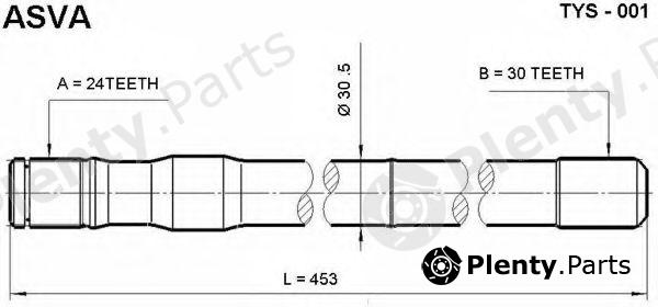  ASVA part TYS01 Replacement part