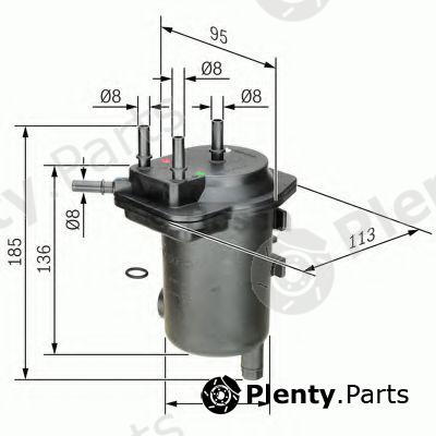  BOSCH part 0450907008 Fuel filter