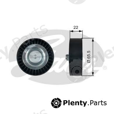  GATES part T36458 Deflection/Guide Pulley, v-ribbed belt