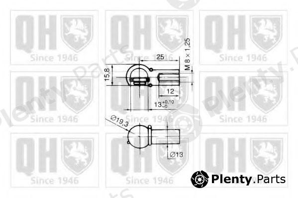  QUINTON HAZELL part 840175 Gas Spring, boot-/cargo area