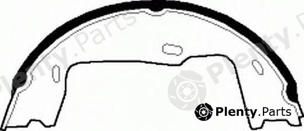  FERODO part FSB227 Brake Shoe Set, parking brake