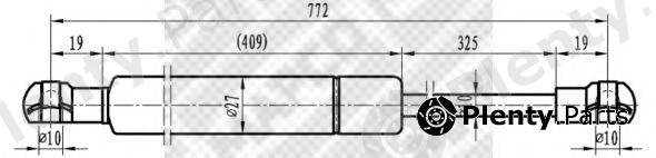  MAPCO part 91860 Gas Spring, boot-/cargo area