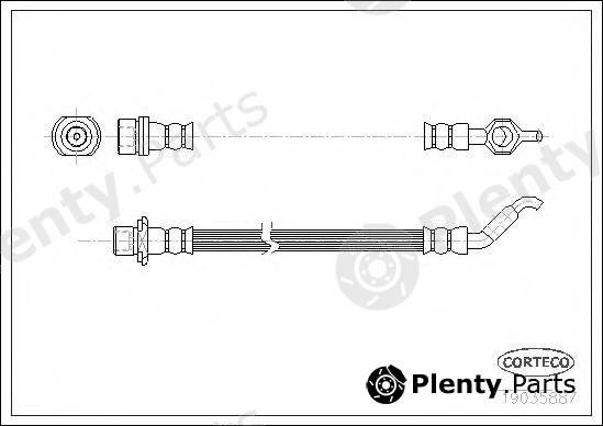  CORTECO part 19035887 Brake Hose
