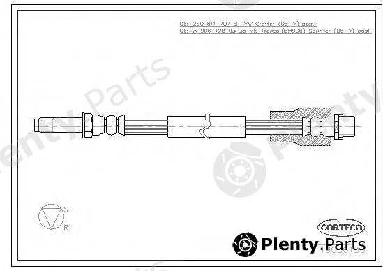  CORTECO part 19036133 Brake Hose