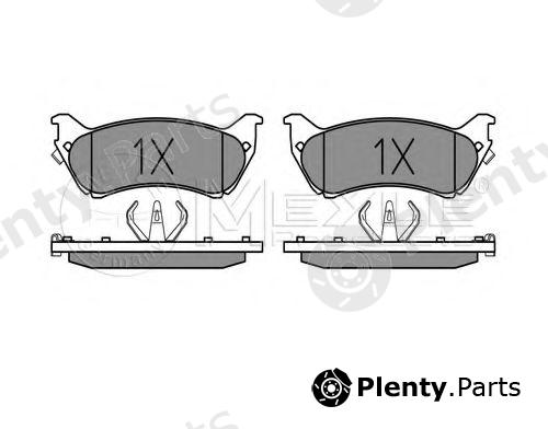  MEYLE part 0252318917/PD (0252318917PD) Brake Pad Set, disc brake