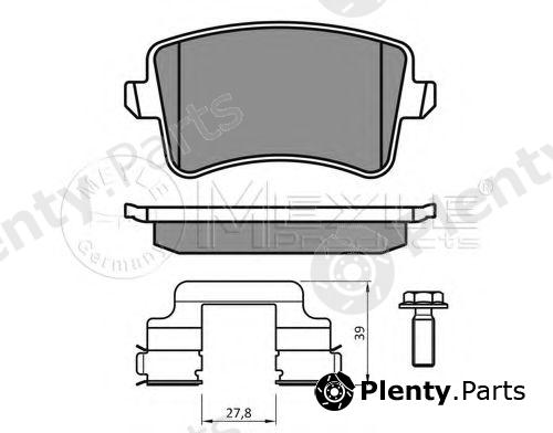  MEYLE part 0252460617/K2 (0252460617K2) Brake Pad Set, disc brake