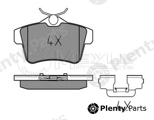  MEYLE part 0252492217 Brake Pad Set, disc brake