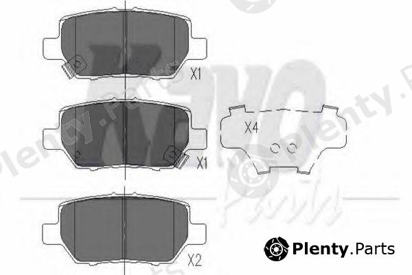  KAVO PARTS part KBP2040 Brake Pad Set, disc brake