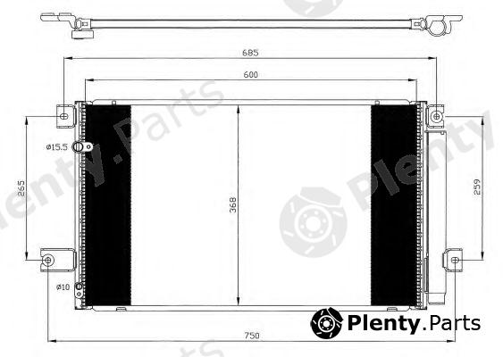  NRF part 35628 Condenser, air conditioning