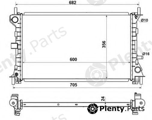  NRF part 509638 Radiator, engine cooling