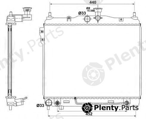  NRF part 53173 Radiator, engine cooling
