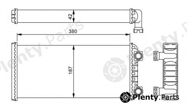  NRF part 54244 Heat Exchanger, interior heating