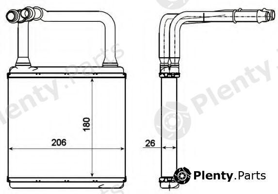  NRF part 54273 Heat Exchanger, interior heating