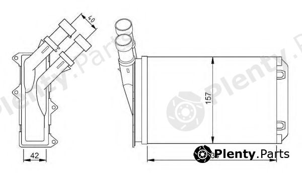  NRF part 54308 Heat Exchanger, interior heating