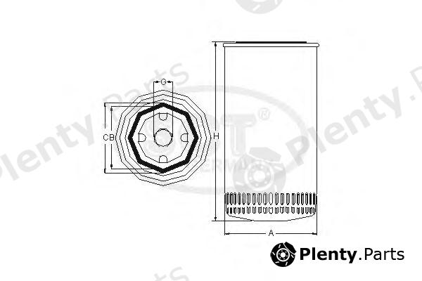  SCT Germany part SM146 Oil Filter