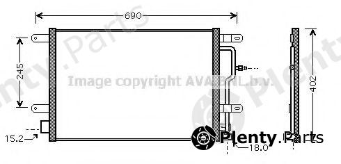  AVA QUALITY COOLING part AI5199 Condenser, air conditioning