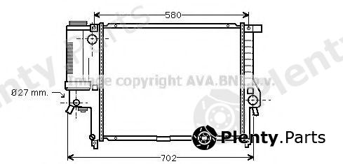  AVA QUALITY COOLING part BW2195 Radiator, engine cooling