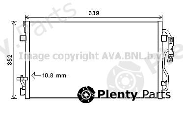  AVA QUALITY COOLING part BW5477 Condenser, air conditioning