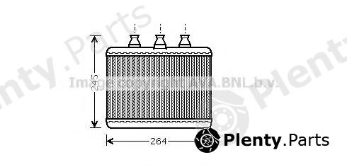  AVA QUALITY COOLING part BWA6271 Heat Exchanger, interior heating