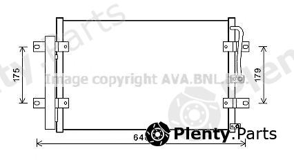  AVA QUALITY COOLING part HY5361 Condenser, air conditioning