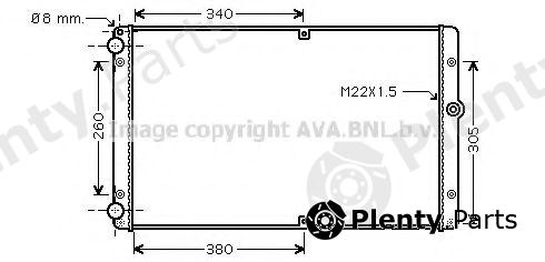  AVA QUALITY COOLING part VWA2245 Radiator, engine cooling