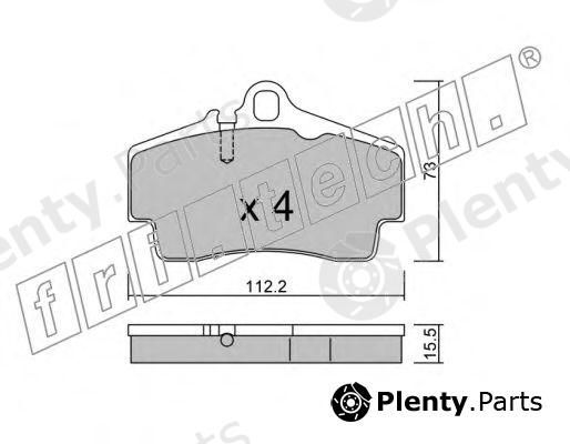  fri.tech. part 674.0 (6740) Brake Pad Set, disc brake