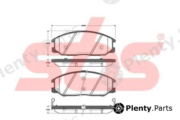  sbs part 1501223414 Brake Pad Set, disc brake