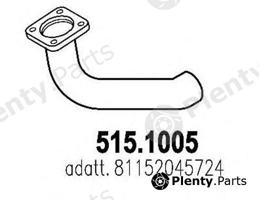  ASSO part 515.1005 (5151005) Exhaust Pipe