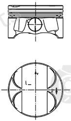  KOLBENSCHMIDT part 40085610 Piston