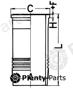  KOLBENSCHMIDT part 89889110 Cylinder Sleeve