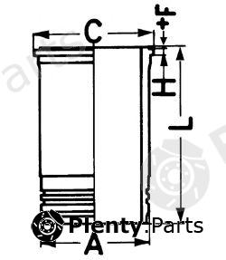  KOLBENSCHMIDT part 89409110 Cylinder Sleeve