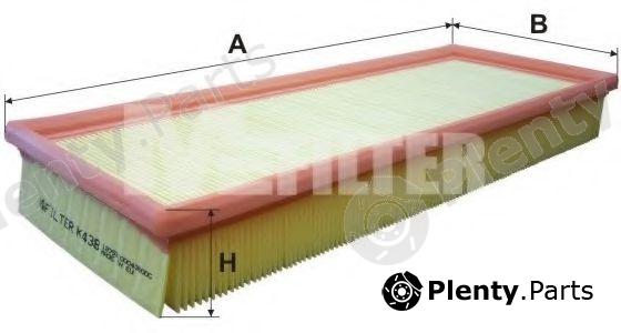  MFILTER part K438 Air Filter