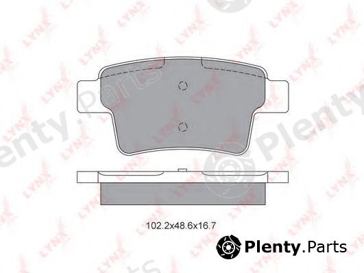  LYNXauto part BD2226 Brake Pad Set, disc brake